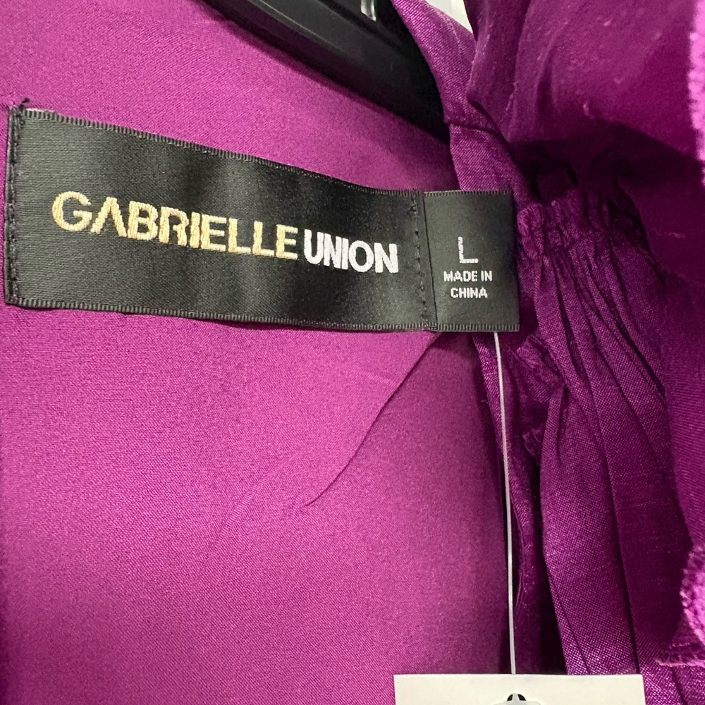 Purple Ruffled Mini Dress - Picture 3 of 5